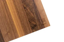 Bloc vide aimanté Artelegno Milano en bois de noyer pour 5 couteaux de cuisine