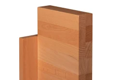 Bloc vide aimanté Artelegno Milano en bois de hêtre pour 6 couteaux de cuisine
