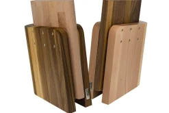 Bloc vide Artelegno Grand Prix pour 6 couteaux de cuisine + 1 planche à découper