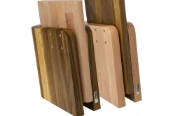 Bloc vide Artelegno Grand Prix pour 6 couteaux de cuisine + 1 planche à découper