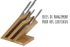 Bloc vide Artelegno Venezia pour 6 couteaux de cuisine