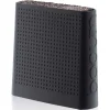 Bloc vide et design BODUM silicone noir jusqu'à 6 couteaux