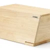 Boite à pain Continenta en bois d'hévéa 40x26x18,5cm