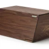 Boite à pain Continenta en bois de noyer 40x26x18,5cm