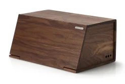 Boite à pain Continenta en bois de noyer 40x26x18,5cm