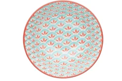 Bol en grès émaillé KitchenCraft motif géométrique vert