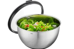 Bol Gefu Muovo en acier inoxydable diamètre 24cm avec couvercle hermétique