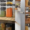 Boîte de conservation Gefu Pantry en verre borosilicate 1900ml + 3 étiquettes autocollantes