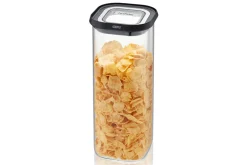 Boîte de conservation Gefu Pantry en verre borosilicate 1900ml + 3 étiquettes autocollantes