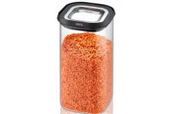 Boîte de conservation Gefu Pantry en verre borosilicate 1400ml + 3 étiquettes autocollantes