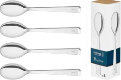 Boîte de 4 cuillères de table Opinel Perpétue tout en acier inox