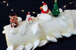 Boîte de 4 décors Scrapcooking Sweet Xmas pour bûche de Noël