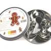 Boîte 3 emporte-pièces Scrapcooking en inox - Bonhommes pain d'épice