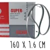 Boîte 5 lames dentées FISCHER Super acier suédois 160cm pour scie électrique à ruban largeur 16mm