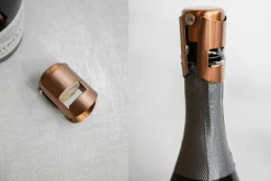 Bouchon à champagne Barcraft en acier inoxydable finition cuivrée
