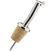Bouchon verseur ergonomique avec clapet - Tige acier inox et base en liège