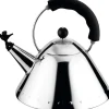 Bouilloire induction Alessi Oisillon en inox 18/10 design par Michael Graves