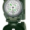 Boussole Herbertz boitier refermable metal gris/vert "ranger"
