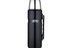 Bouteille Thermos® King inox double paroi + tasse et poignée- 1.20L