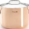 Braisière en cuivre inox 24cm De Buyer Prima Matera compatible induction avec couvercle