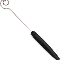 Broche à tremper en spirale acier inox manche PP noir