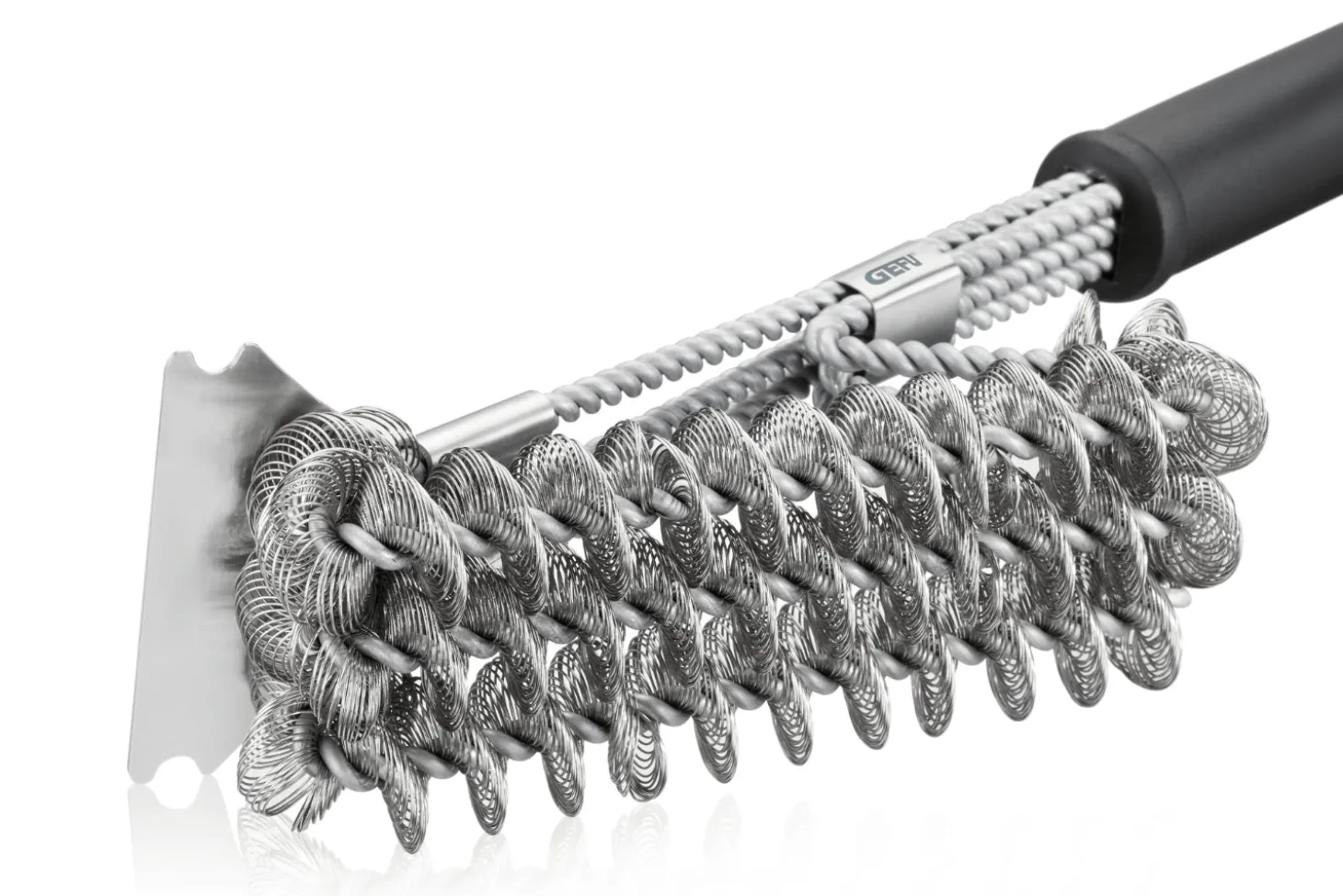 Brosse à gril BBQ Gefu sans poils en fils d'acier