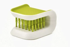 Brosse Joseph Joseph pour couteaux et couverts en polymère vert