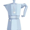 Cafetière italienne Bialetti Moka Exclusive bleu clair
