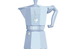 Cafetière italienne Bialetti Moka Exclusive bleu clair