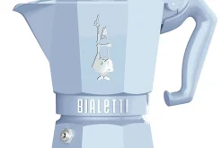 Cafetière italienne Bialetti Moka Exclusive bleu clair