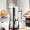Cafetière italienne moderne Gefu Nando tous feux en inox
