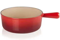 Caquelon Le Creuset 22cm en fonte émaillée Cerise