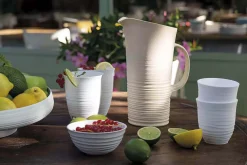 Carafe blanche Guzzini Tierra en bouteilles recyclées 1,8L