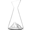 Carafe à eau Alaskan Maker Topographic Mont Cervin en verre cristallin