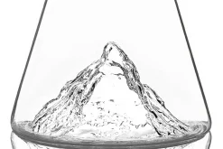 Carafe à eau Alaskan Maker Topographic Mont Cervin en verre cristallin