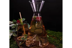Carafe à eau Alaskan Maker Topographic Mont Cervin en verre cristallin