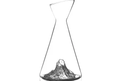 Carafe à eau Alaskan Maker Topographic Pic du midi en verre cristallin