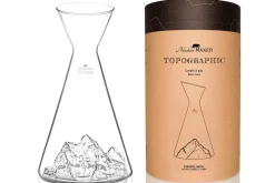 Carafe à eau Alaskan Maker Topographic Everest en verre cristallin