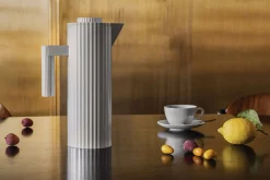 Carafe isotherme Alessi Plissé 1L double paroi design par Michele De Lucchi