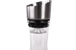 Carafe à vin Alaskan Maker Topographic Mont Blanc en verre cristallin soufflé à la main