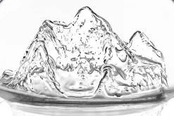 Carafe à vin Alaskan Maker Topographic Mont Everest en verre cristallin