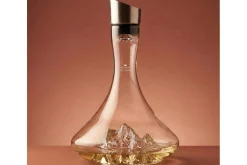 Carafe à vin Alaskan Maker Topographic Mont Everest en verre cristallin