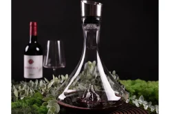 Carafe à vin Alaskan Maker Topographic Pic du midi en verre cristallin