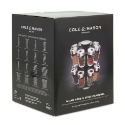 Carrousel à épices Cole & Mason 16 flacons