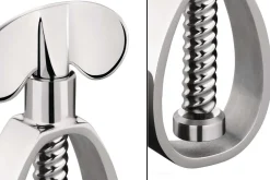 Casse-noix Alessi Farfalla 100 Values Collection acier inoxydable design par Enzo Mari