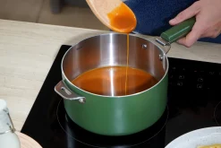 Casserole Cookut La Merveilleuse 20cm en acier inoxydable Steel Green®