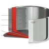 Casserole Cristel Casteline amovible en inox 5 plis