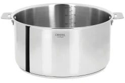 Casserole Cristel Casteline amovible en inox 5 plis