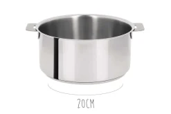 Casserole Cristel Mutine Amovible en inox