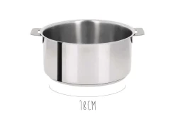 Casserole Cristel Mutine Amovible en inox